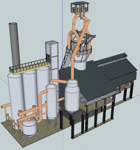 Altoforno stampato 3d - in,