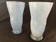 Set Di 2 Vasi Decorativi Blu E