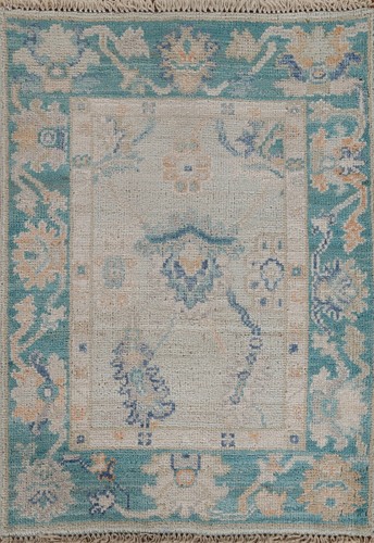 Muted geometric oushak - muted,