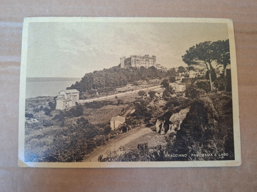 Cartolina bracciano lago per - bracciano,