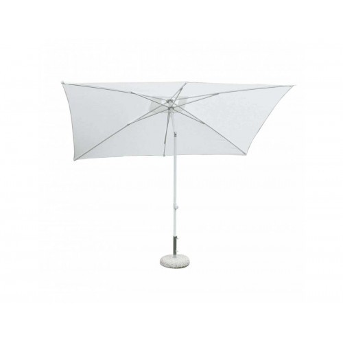Ombrellone bianco rettangolare - bianco,