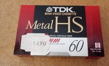 Videocassetta TDK Metal HS 8mm