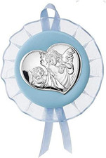 Valenti&Co - Medaglione Capoculla Con Angeli in Argento Perfetto Come Idea Regal