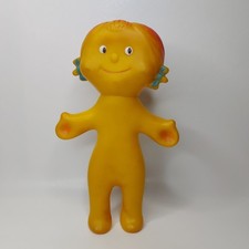 Bambola In Gomma Vintage Con Fischietto Funzionante
