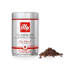 Caffe illy in Grani Beans Tins TOSTATO CLASSICO 100% Arabica Gusto Morbido 500gr