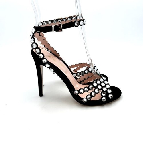 Anna jewel sandals black - anna,