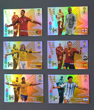 SET COMPLETO TOP MASTER 6 CARTE WORLD CUP BRAZIL 2014 ADRENALYN XL PANINI MESSI