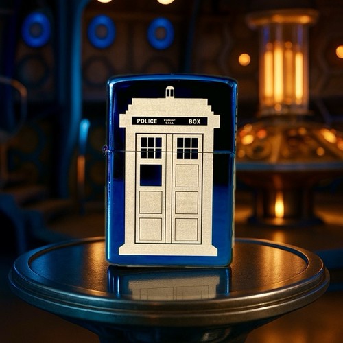 Doctor who tardis - tardis, metallic