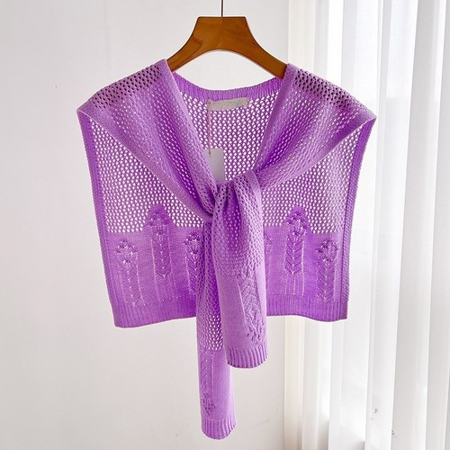 Stola donna uncinetto maglia - stola,