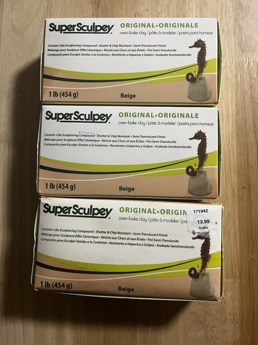 Vintage super sculpey old - vintage,