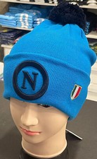 Cappello Lana Ssc Napoli Enzo Castellano  Zuccotto Azzurro Ponpon Scudetto