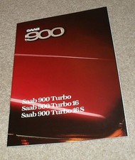 Brochure Saab 900 1986 - Turbo