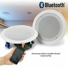 Coppia casse altoparlante audio bluetooth soffitto incasso casa 20w P8055
