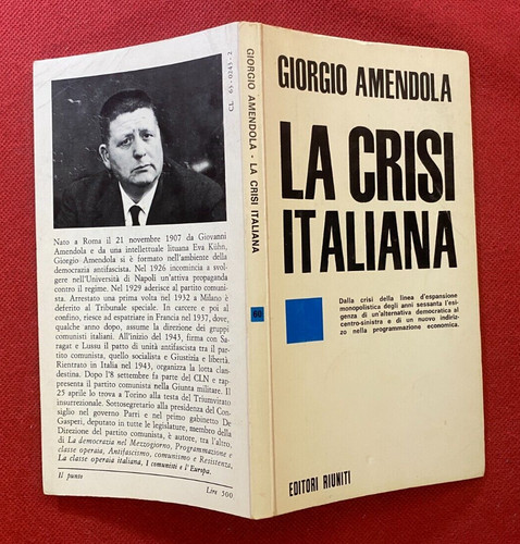 Giorgio amendola la crisi - amendola,
