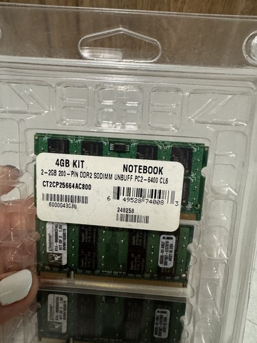 Crucial 4gb kit 2x2gb - 4gb,