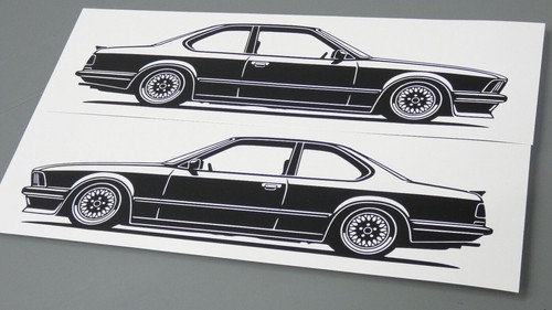 Adesivo bmw 635 csi sagoma - 635,