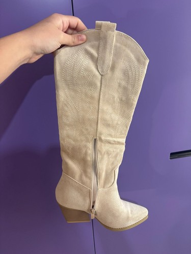 Stivali donna texani beige - , 38