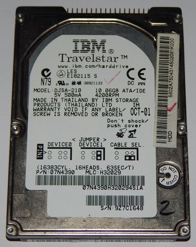 Ibm travelstar djsa - ibm,