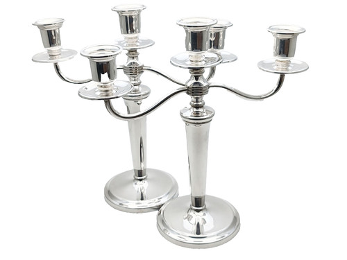 Coppia candelabri - di,