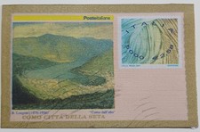 Francobolli Italia Francobusta Como Città della Seta 2001 - USATO