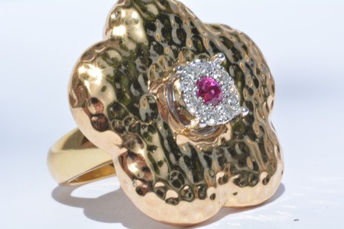 Anello oro giallo 18kt - anello,