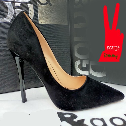 Scarpe donna decoltè nero - scarpe,