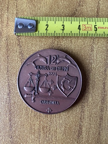 Medaglia giostra dei delfini - giostra,