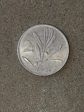 2 Lire Ulivo Ape 1954 Italia