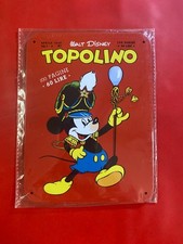 TOPOLINO n. 1 Aprile 1949 Walt Disney INSEGNA / TARGA in metallo 19x14 cm. Cover