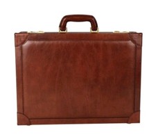 ATTACHE CASE THE BRIDGE Ventiquattrore rigida in Pelle Story Uomo-Marrone, rara