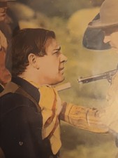 Cheyenne Rides Again 2 Orig 1937 Lobby Cards Western Tom Tyler Lon Chaney Jr