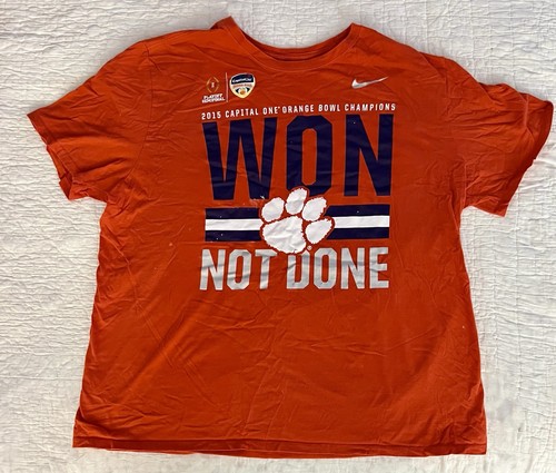 Clemson shirt xxl won - t, “won