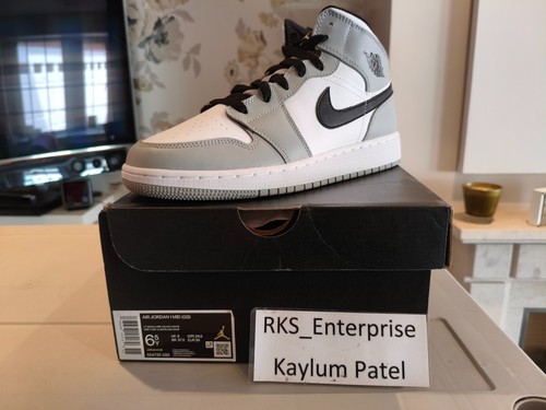 Air jordan mid grigio fumo - air,