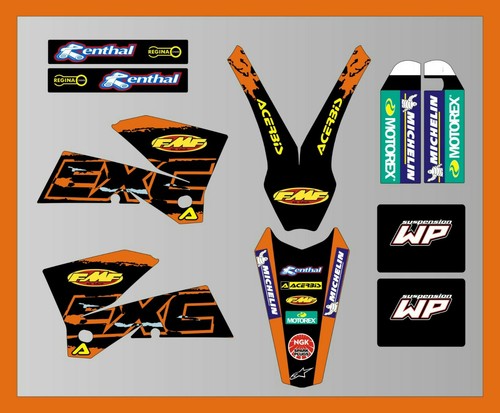 Kit grafica ktm exc 2005 - ktm, 2006