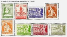FIUME 1919 -49»56-  MNH** Allegorie e vedute "POSTA FIUME" A SCELTA  #S#KFI