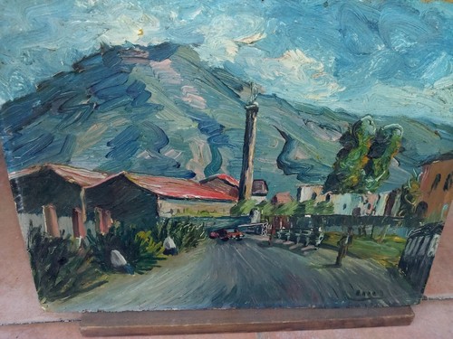 Cod oil painting on - oil,