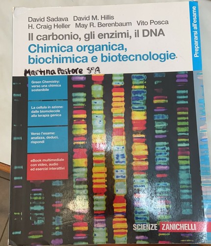 Chimica organica biochimica - organica,, e