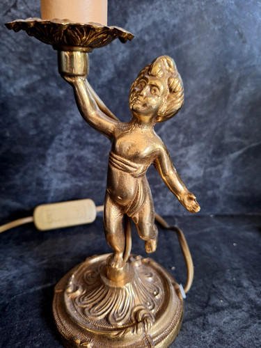 Lampe table avec chérubin - avec, chérubin/