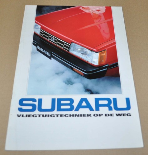 Brochure depliant subaru - depliant,