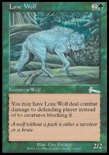 Lone wolf urza s legacy - lone, urza's
