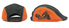 Coppola cappello caccia con ricamo setter e beccaccia taglia unica regolabile