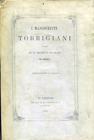 Manoscritti torrigiani - i,