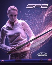 Predator SP2 Metallic Purple stecca da biliardo 1 pezzo con sleeve tech, punt...