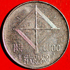 Italy 100 Lire 1874-1974