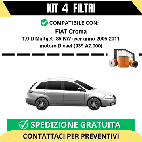Kit filtri tagliando per - kit,