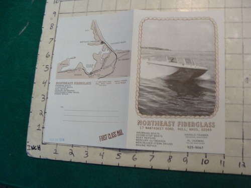 Brochure barca vintage pulita - barca,