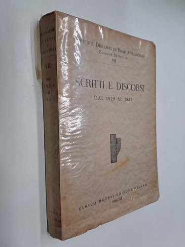 Scritti discorsi vii - scritti,