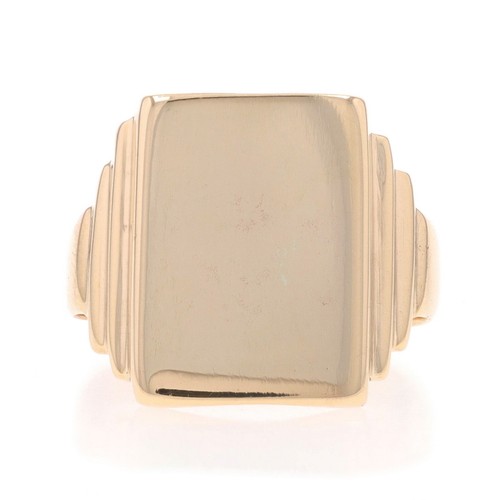 Anello signet vintage oro - signet,