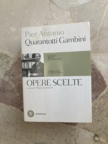 Opere scelte gambini bompiani - scelte,