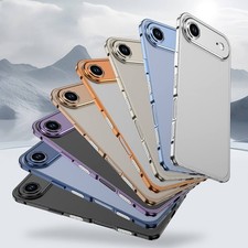Custodia bumper metallo per iPhone 17 Pro Max/17 Air/17 Pro/17 + protezione obiettivo fotocamera